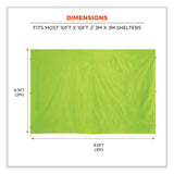ergodyne® Shax 6098 Pop-Up Tent Sidewall, Single Skin, 10 ft x 10 ft, Polyester, Lime, Ships in 1-3 Business Days (EGO12998) Each