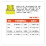 ergodyne® GloWear 8263FRHL Class 2 FR Safety Economy Hook and Loop Vest, Modacrylic Mesh/Cotton, S/M, Lime, Ships in 1-3 Business Days (EGO21863) Each