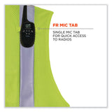 ergodyne® GloWear 8263FRHL Class 2 FR Safety Economy Hook and Loop Vest, Modacrylic Mesh/Cotton, L/XL Lime, Ships in 1-3 Business Days (EGO21865) Each