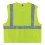 ergodyne® GloWear 8263FRHL Class 2 FR Safety Economy Hook/Loop Vest, Modacrylic Mesh/Cotton, 4XL/5XL, Lime, Ships in 1-3 Business Days (EGO21869) Each
