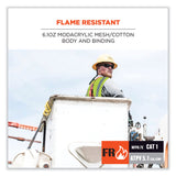 ergodyne® GloWear 8263FRHL Class 2 FR Safety Economy Hook/Loop Vest, Modacrylic Mesh/Cotton, 4XL/5XL, Lime, Ships in 1-3 Business Days (EGO21869) Each