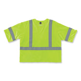 ergodyne® GloWear 8356FRHL Class 3 FR Hook and Loop Safety Vest with Sleeves, Modacrylic, Small/Med, Lime, Ships in 1-3 Business Days (EGO22213) Each