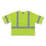 ergodyne® GloWear 8356FRHL Class 3 FR Hook and Loop Safety Vest with Sleeves, Modacrylic, Large/XL, Lime, Ships in 1-3 Business Days (EGO22215) Each