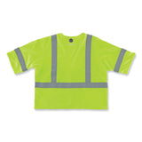 ergodyne® GloWear 8356FRHL Class 3 FR Hook and Loop Safety Vest with Sleeves, Modacrylic. 2XL/3XL, Lime, Ships in 1-3 Business Days (EGO22217) Each