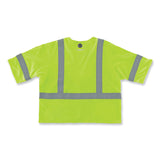 ergodyne® GloWear 8356FRHL Class 3 FR Hook and Loop Safety Vest with Sleeves, Modacrylic, 4XL/5XL, Lime, Ships in 1-3 Business Days (EGO22219) Each