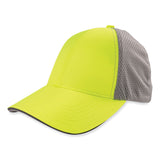 ergodyne® GloWear 8931 Reflective Stretch-Fit Hat, Cotton/Polyester, Large/X-Large, Hi-Vis Lime, Ships in 1-3 Business Days (EGO23243) Each