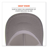 ergodyne® GloWear 8933 Reflective Snapback Hat, Cotton/Polyester, Ergodyne Logo, One Size, Hi-Vis Lime, Ships in 1-3 Business Days (EGO23244) Each