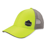 ergodyne® GloWear 8933 Reflective Snapback Hat, Cotton/Polyester, Ergodyne Logo, One Size, Hi-Vis Lime, Ships in 1-3 Business Days (EGO23244) Each