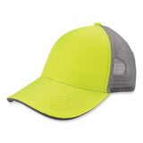 ergodyne® GloWear 8933 Reflective Snapback Hat, Cotton/Polyester, One Size Fits Most, Hi-Vis Lime, Ships in 1-3 Business Days (EGO23245) Each