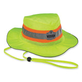 ergodyne® GloWear 8935 Hi-Vis Ranger Sun Hat, Polyester, Small/Medium, Lime, Ships in 1-3 Business Days (EGO23259) Each