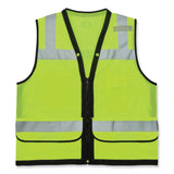 ergodyne® GloWear 8253HDZ Class 2 Heavy-Duty Mesh Surveyors Vest, Polyester, 2X-Large/3X-Large, Lime, Ships in 1-3 Business Days (EGO23327) Each