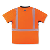 ergodyne® GloWear 8283BK Class 2 Lightweight Performance Hi-Vis T-Shirt, Polyester, 2X-Large, Orange, Ships in 1-3 Business Days (EGO23516) Each