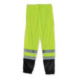 ergodyne® GloWear 8910BK Class E Hi-Vis Pants with Black Bottom, Polyester, Large/X-Large, Lime, Ships in 1-3 Business Days (EGO23955) Each