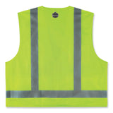 ergodyne® GloWear 8249Z Class 2 Economy Surveyors Zipper Vest, Polyester, 4X-Large/5X-Large, Lime, Ships in 1-3 Business Days (EGO24029) Each