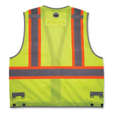 ergodyne® GloWear 8231TV Class 2 Hi-Vis Tool Tethering Safety Vest, Polyester, Small/Medium, Lime, Ships in 1-3 Business Days (EGO24173) Each