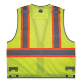 ergodyne® GloWear 8231TV Class 2 Hi-Vis Tool Tethering Safety Vest, Polyester, 4X-Large/5X-Large, Lime, Ships in 1-3 Business Days (EGO24179) Each