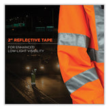 ergodyne® GloWear 8365 Class 3 Hi-Vis Rain Jacket, Polyester, Large, Orange, Ships in 1-3 Business Days (EGO24314) Each