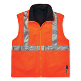 ergodyne® GloWear 8385 Class 3 Hi-Vis 4-in-1 Jacket, Medium, Orange, Ships in 1-3 Business Days (EGO24373) Each