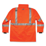 ergodyne® GloWear 8385 Class 3 Hi-Vis 4-in-1 Jacket, X-Large, Orange, Ships in 1-3 Business Days (EGO24375) Each