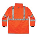 ergodyne® GloWear 8385 Class 3 Hi-Vis 4-in-1 Jacket, 3X-Large, Orange, Ships in 1-3 Business Days (EGO24377) Each