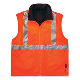 ergodyne® GloWear 8385 Class 3 Hi-Vis 4-in-1 Jacket, 3X-Large, Orange, Ships in 1-3 Business Days (EGO24377) Each