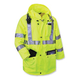 ergodyne® GloWear 8385 Class 3 Hi-Vis 4-in-1 Jacket, Small, Lime, Ships in 1-3 Business Days (EGO24382) Each