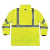ergodyne® GloWear 8385 Class 3 Hi-Vis 4-in-1 Jacket, X-Large, Lime, Ships in 1-3 Business Days (EGO24385) Each