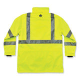 ergodyne® GloWear 8385 Class 3 Hi-Vis 4-in-1 Jacket, 2X-Large, Lime, Ships in 1-3 Business Days (EGO24386) Each