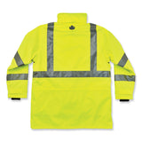 ergodyne® GloWear 8385 Class 3 Hi-Vis 4-in-1 Jacket, 3X-Large, Lime, Ships in 1-3 Business Days (EGO24387) Each