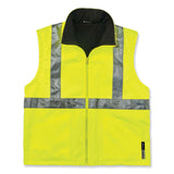 ergodyne® GloWear 8385 Class 3 Hi-Vis 4-in-1 Jacket, 5X-Large, Lime, Ships in 1-3 Business Days (EGO24389) Each