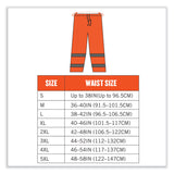 ergodyne® GloWear 8915 Class E Hi-Vis Rain Pants, Medium, Orange, Ships in 1-3 Business Days (EGO24413) Each