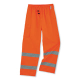 ergodyne® GloWear 8915 Class E Hi-Vis Rain Pants, X-Large, Orange, Ships in 1-3 Business Days (EGO24415) Each