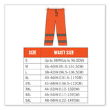 ergodyne® GloWear 8915 Class E Hi-Vis Rain Pants, 4X-Large, Orange, Ships in 1-3 Business Days (EGO24418) Each
