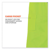 ergodyne® GloWear 8915 Class E Hi-Vis Rain Pants, Large, Lime, Ships in 1-3 Business Days (EGO24424) Each