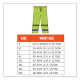 ergodyne® GloWear 8915 Class E Hi-Vis Rain Pants, 3X-Large, Lime, Ships in 1-3 Business Days (EGO24427) Each