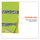 ergodyne® GloWear 8915 Class E Hi-Vis Rain Pants, 4X-Large, Lime, Ships in 1-3 Business Days (EGO24428) Each