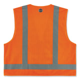 ergodyne® GloWear 8249Z-S Single Size Class 2 Economy Surveyors Zipper Vest, Polyester, Small, Orange, Ships in 1-3 Business Days (EGO24512) Each