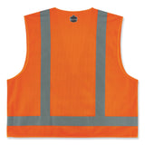 ergodyne® GloWear 8249Z-S Single Size Class 2 Economy Surveyors Zipper Vest, Polyester, X-Large, Orange, Ships in 1-3 Business Days (EGO24515) Each