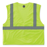 ergodyne® GloWear 8210HL-S Single Size Class 2 Economy Mesh Vest, Polyester, Medium, Lime, Ships in 1-3 Business Days (EGO24523) Each
