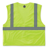 ergodyne® GloWear 8210HL-S Single Size Class 2 Economy Mesh Vest, Polyester, X-Large, Lime, Ships in 1-3 Business Days (EGO24525) Each
