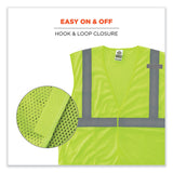 ergodyne® GloWear 8210HL-S Single Size Class 2 Economy Mesh Vest, Polyester, X-Large, Lime, Ships in 1-3 Business Days (EGO24525) Each