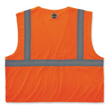 ergodyne® GloWear 8210HL-S Single Size Class 2 Economy Mesh Vest, Polyester, 2X-Large, Orange, Ships in 1-3 Business Days (EGO24536) Each