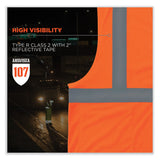 ergodyne® GloWear 8210HL-S Single Size Class 2 Economy Mesh Vest, Polyester, 4X-Large, Orange, Ships in 1-3 Business Days (EGO24538) Each