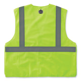 ergodyne® GloWear 8215BA-S Single Size Class 2 Economy Breakaway Mesh Vest, Polyester, X-Small, Lime, Ships in 1-3 Business Days (EGO24541) Each