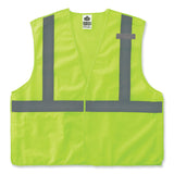 ergodyne® GloWear 8215BA-S Single Size Class 2 Economy Breakaway Mesh Vest, Polyester, X-Small, Lime, Ships in 1-3 Business Days (EGO24541) Each