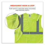 ergodyne® GloWear 8215BA-S Single Size Class 2 Economy Breakaway Mesh Vest, Polyester, Medium, Lime, Ships in 1-3 Business Days (EGO24543) Each