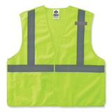 ergodyne® GloWear 8215BA-S Single Size Class 2 Economy Breakaway Mesh Vest, Polyester, 5X-Large, Lime, Ships in 1-3 Business Days (EGO24549) Each