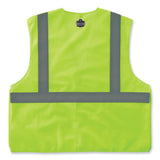 ergodyne® GloWear 8215BA-S Single Size Class 2 Economy Breakaway Mesh Vest, Polyester, 5X-Large, Lime, Ships in 1-3 Business Days (EGO24549) Each