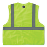ergodyne® GloWear 8215BA-S Single Size Class 2 Economy Breakaway Mesh Vest, Polyester, 4X-Large, Lime, Ships in 1-3 Business Days (EGO24548) Each