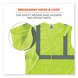 ergodyne® GloWear 8215BA-S Single Size Class 2 Economy Breakaway Mesh Vest, Polyester, 3X-Large, Lime, Ships in 1-3 Business Days (EGO24547) Each